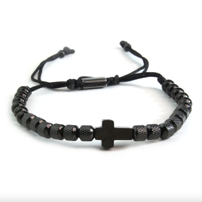 Cross Beaded Bracelet
