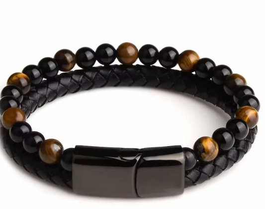 Tiger Eye Beaded Bracelet