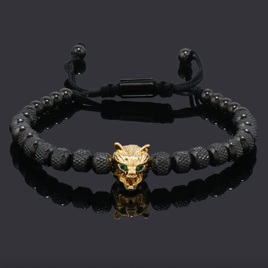Wolf Beaded Bracelet